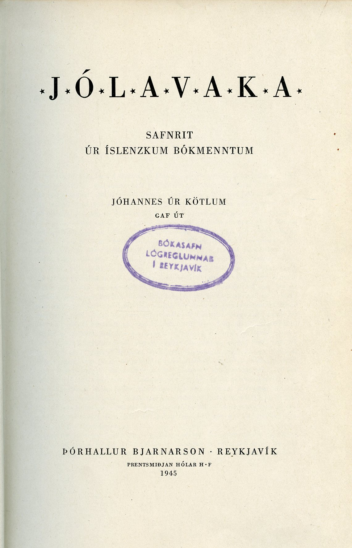 Jólavaka